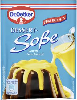 Dr. Oetker Dessert Soße zum Kochen Vanille