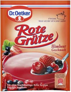 Dr. Oetker Rote Grütze Himbeer Geschmack