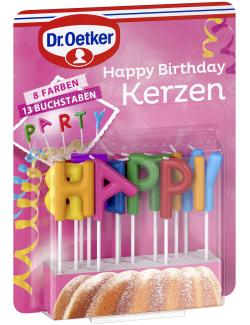 Dr. Oetker Happy Birthday Kerzen