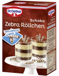 Dr. Oetker Schoko Zebra Röllchen Vollmilch & Weiß