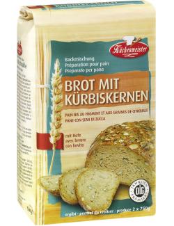 Küchenmeister Backmischung Brot mit Kürbiskernen