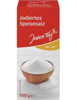 Jeden Tag Jodiertes Speisesalz