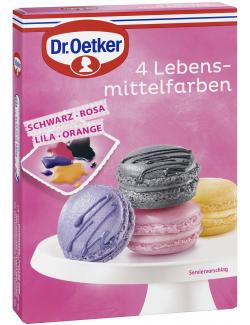 Dr. Oetker 4 Lebensmittel-Farben