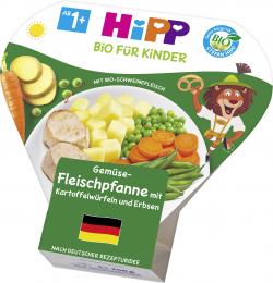 Hipp Gemüse-Fleischpfanne mit Kartoffelwürfeln & Erbsen