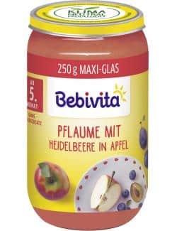 Bebivita Früchte Pflaume mit Heidelbeere in Apfel