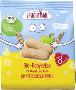 FruchtBar Bio Babykekse mit Dinkel und Apfel