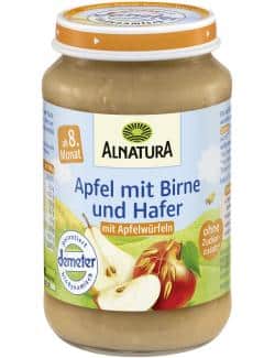 Alnatura Apfel mit Birne und Hafer