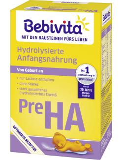 Bebivita Hydrolysierte Anfangsnahrung Pre HA