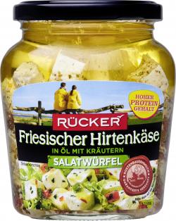 Rücker Friesischer Hirtenkäse in Öl mit Kräutern Salatwürfel