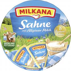 Milkana Schmelzkäse-Ecken Sahne