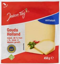 Jeden Tag Gouda Holland mittelalt 48%