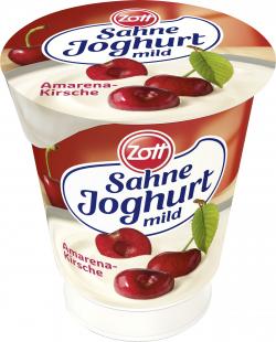 Zott Sahnejoghurt mild Amarena-Kirsche