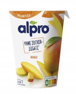 Alpro Soja-Joghurtalternative ohne Zucker-Zusatz Mango