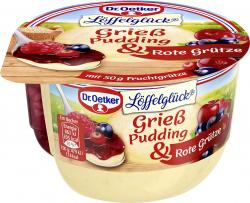 Dr. Oetker Löffelglück Grießpudding & Roter Grütze