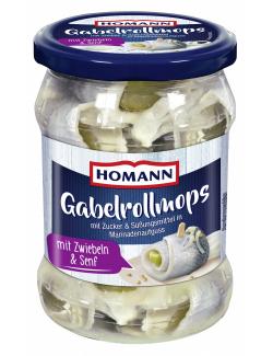 Homann Gabelrollmops mit Zwiebeln & Senf