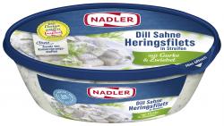 Nadler Dill Sahne Heringsfilets mit Gurke & Zwiebeln