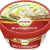 Popp Brotaufstrich Käse-Champignon