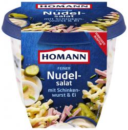 Homann Feiner Nudelsalat mit Schinkenwurst & Ei
