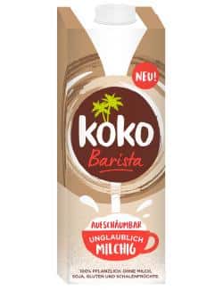 Koko Barista Kokosnuss-Drink pflanzliche Milchalternative