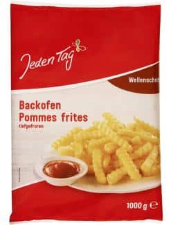 Jeden Tag Backofen Pommes Frites Wellenschnitt