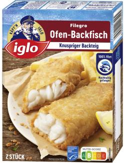 Iglo Filegro Ofen-Backfisch Knuspriger Backteig