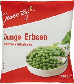 Jeden Tag Junge Erbsen