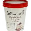 Goldmarie Eiscreme Bourbon Vanille Rote Grütze