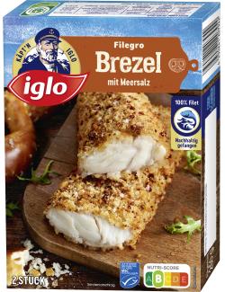 Iglo Filegro Brezel Panade mit Meersalz