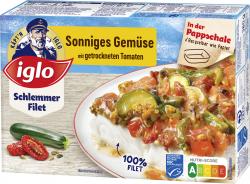 Iglo Schlemmer Filet Sonniges Gemüse mit getrockneten Tomaten