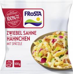 Frosta Zwiebel Sahne Hähnchen mit Spätzle