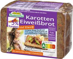 Mestemacher Eiweißbrot mit Karotten