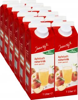 Jeden Tag Apfelsaft naturtrüb