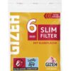 Gizeh Slim Filter 6mm mit Klebefläche