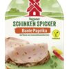 Rügenwalder Mühle Veganer Schinken Spicker mit bunter Paprika