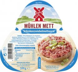 Rügenwalder Mühle Mühlen Mett Schinkenzwiebelmettwurst