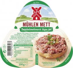 Rügenwalder Mühle Mühlen Mett Zwiebelmettwurst Jäger Art