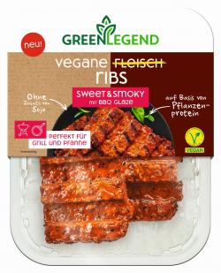 Green Legend Vegane Ribs Sweet & Smoky