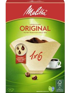 Melitta Filtertüten Original 1x6