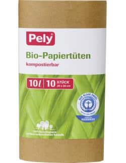 Pely Bio-Papiertüten 10 Liter