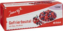 Jeden Tag Gefrierbeutel 1 Liter