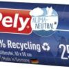 Pely Zugband-Müllbeutel 25 Liter 95% Recycling