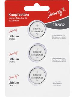 Jeden Tag Knopfzellen Lithium-Batterien CR2032