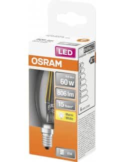 Osram LED Star Classic B60 6W E14 warmweiß