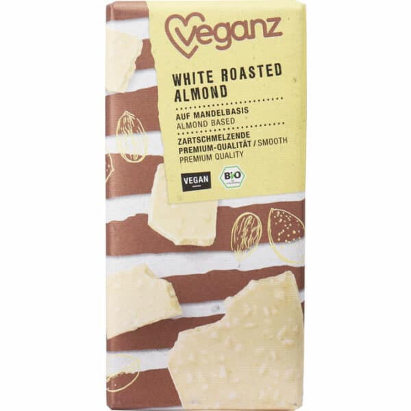 Veganz BIO Weiße Schokolade Roasted Almond