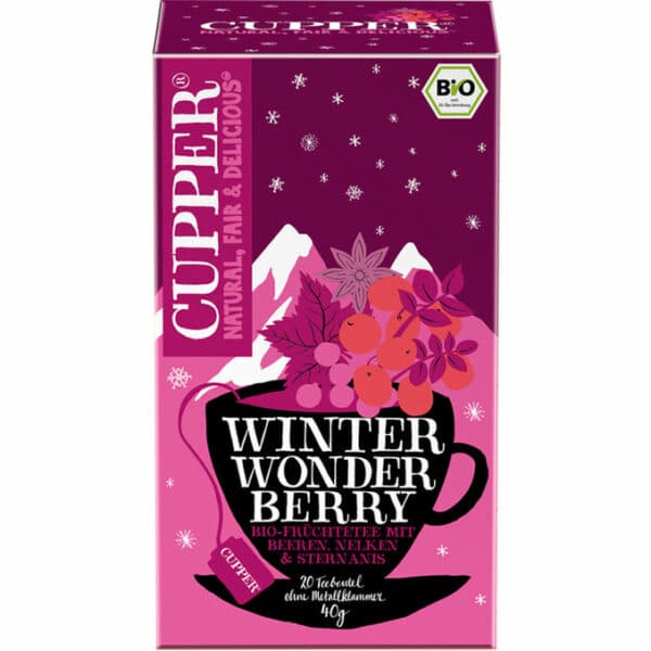 Cupper BIO Früchtetee Winter Wonder Berry