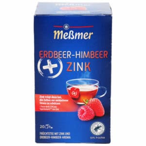 Meßmer Früchtetee Erdbeere-Himbeer + Zink