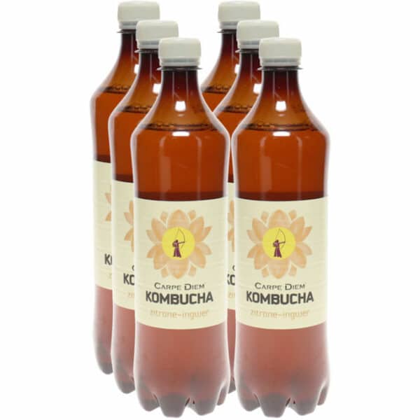 Carpe Diem Kombucha Zitrone-Ingwer