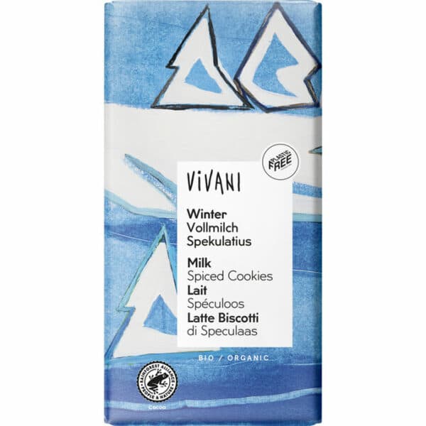 Vivani 2 x BIO Winterschokolade Vollmilch & Spekulatius