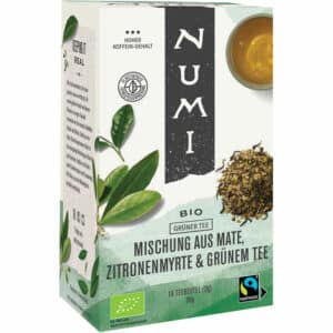 NUMI BIO Grüner Tee mit Mate & Zitronenmyrte