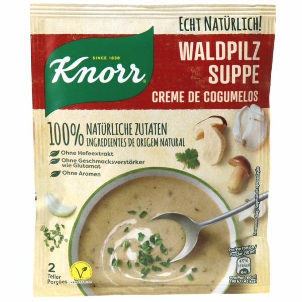 Knorr 2 x Waldpilz Suppe